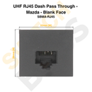 UHF RJ45 Dash Pass Through - Mazda - Blank Face-5