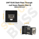 UHF RJ45 Dash Pass Through - suit Mazda Square (Gen 3)-5