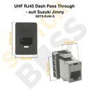 UHF RJ45 Dash Pass Through - suit Suzuki Jimny-6