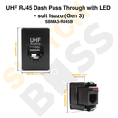 UHF RJ45 Dash Pass Through with LED - suit Isuzu (Gen 3)-6