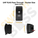 UHF RJ45 Pass Through - Rocker Size-10