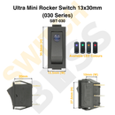 Ultra Mini Rocker Switch 13x30mm (030 Series)-16