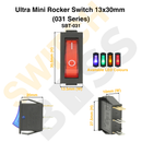 Ultra Mini Rocker Switch 13x30mm (031 Series)-16