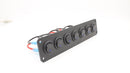 7 Gang Mini Round Toggle Switch Panel-9