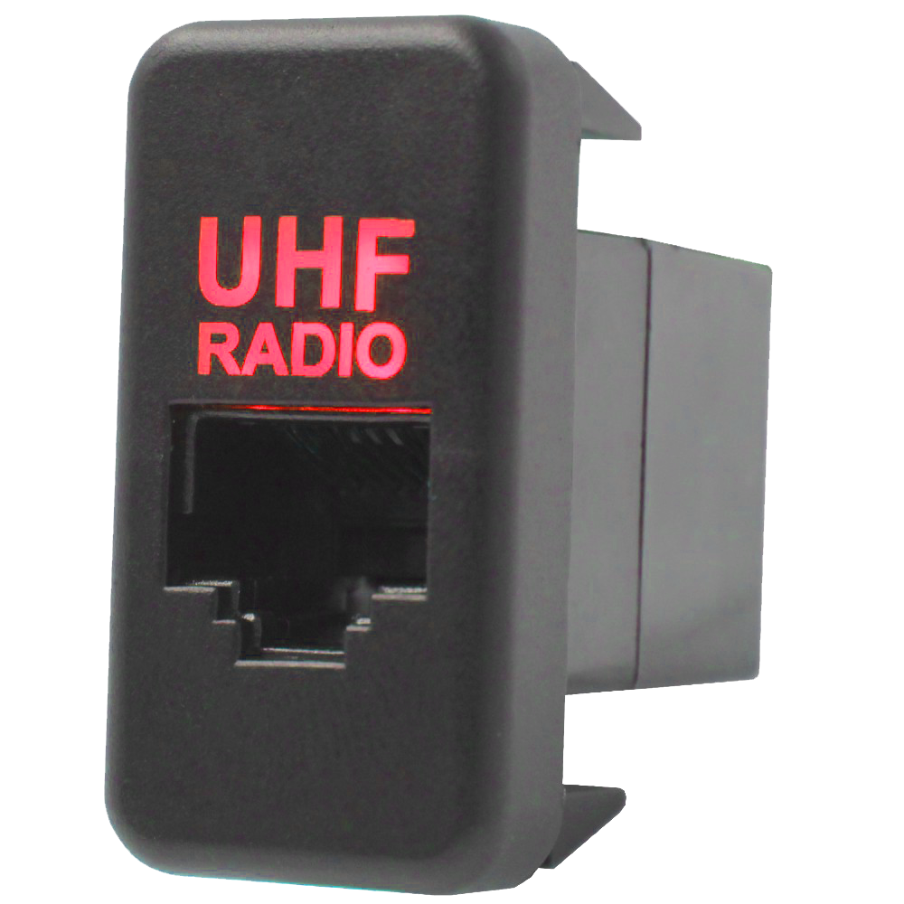 UHF RJ45 Pass Through w/ LED - suit Toyota Large