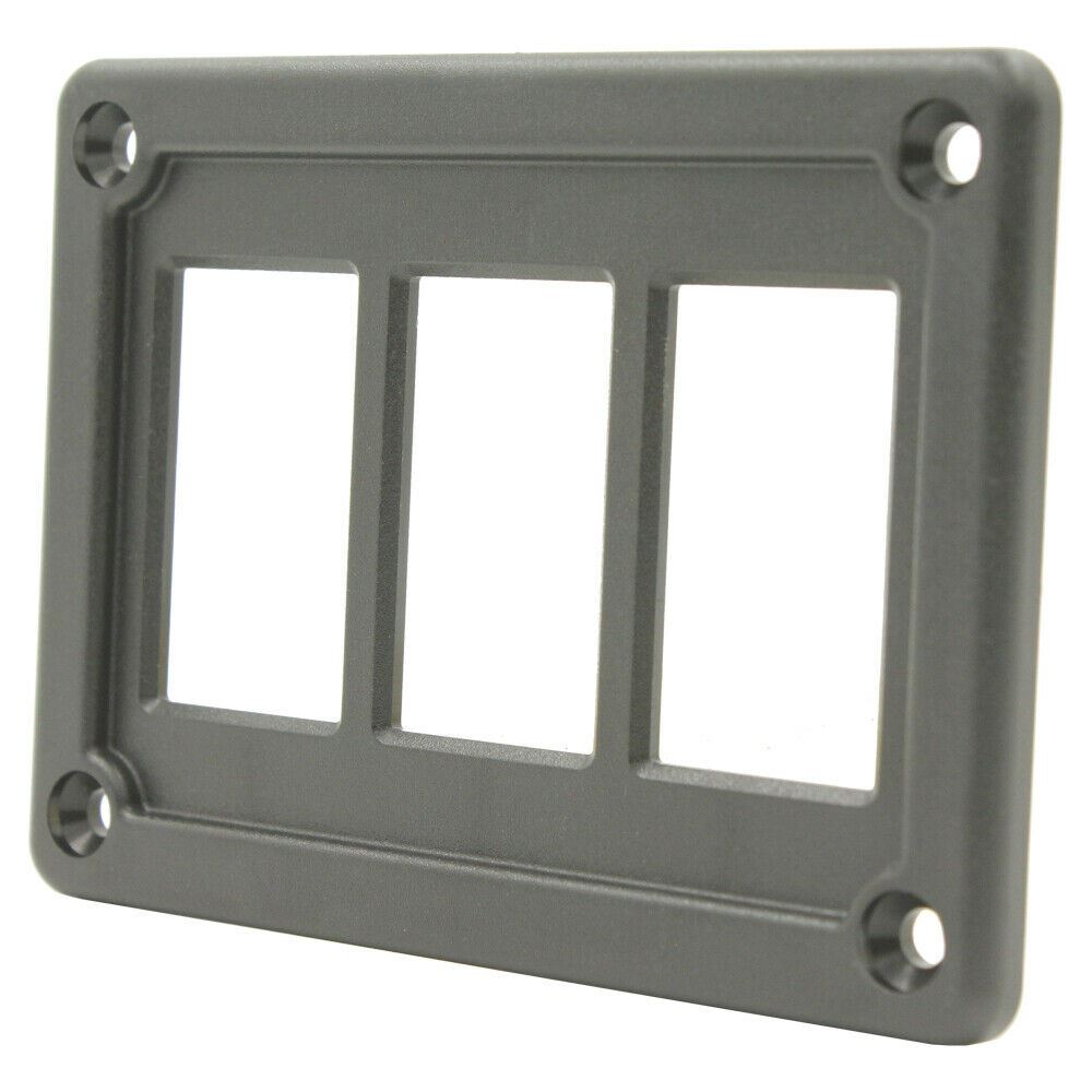 Plastic 3 Gang Rocker Switch Panel by Switch Boss