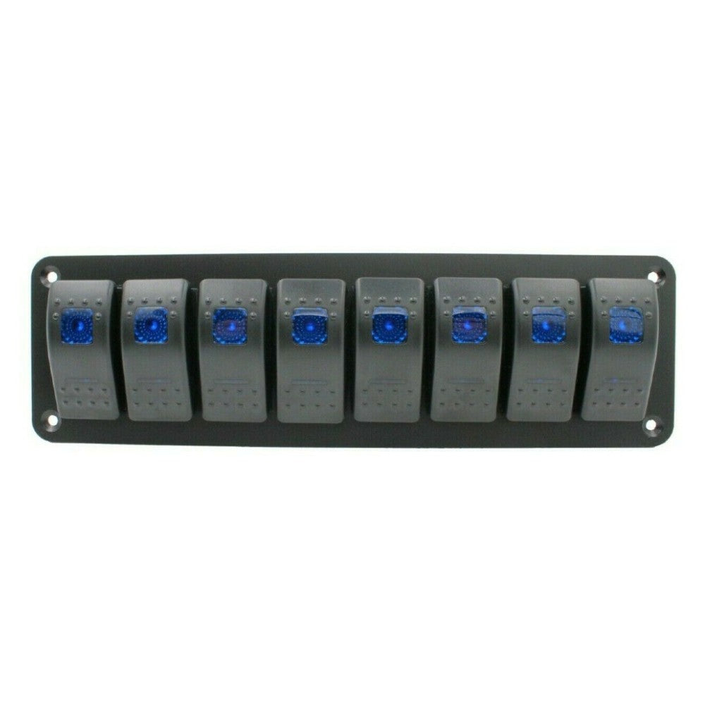 Pactrade Marine Car Truck RV Boat 6 Gang Blue LED Rocket Switch - Foto 11