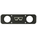 Flush Mount 50A Anderson Plug + 2 Round Cut-outs