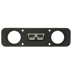 Flush Mount 50A Anderson Plug + 2 Round Cut-outs