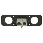 Flush Mount 50A Anderson Plug + 2 Round Cut-outs 