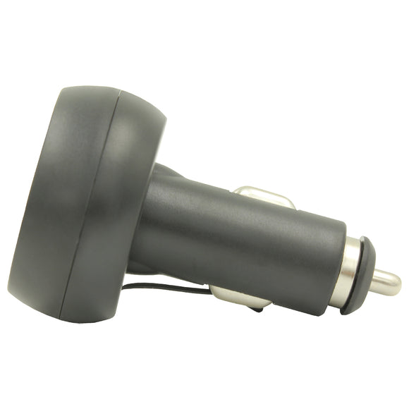Car USB Charger + Volt + Temperature