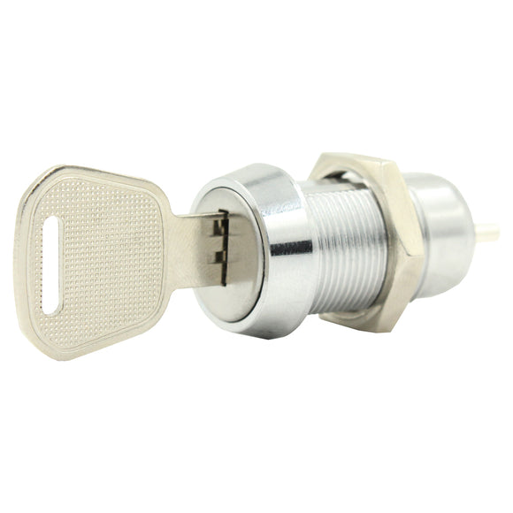 Mini Barrel On-Off Key Switch - 19mm