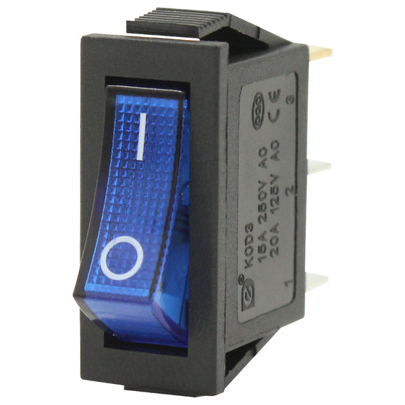 blue led switch