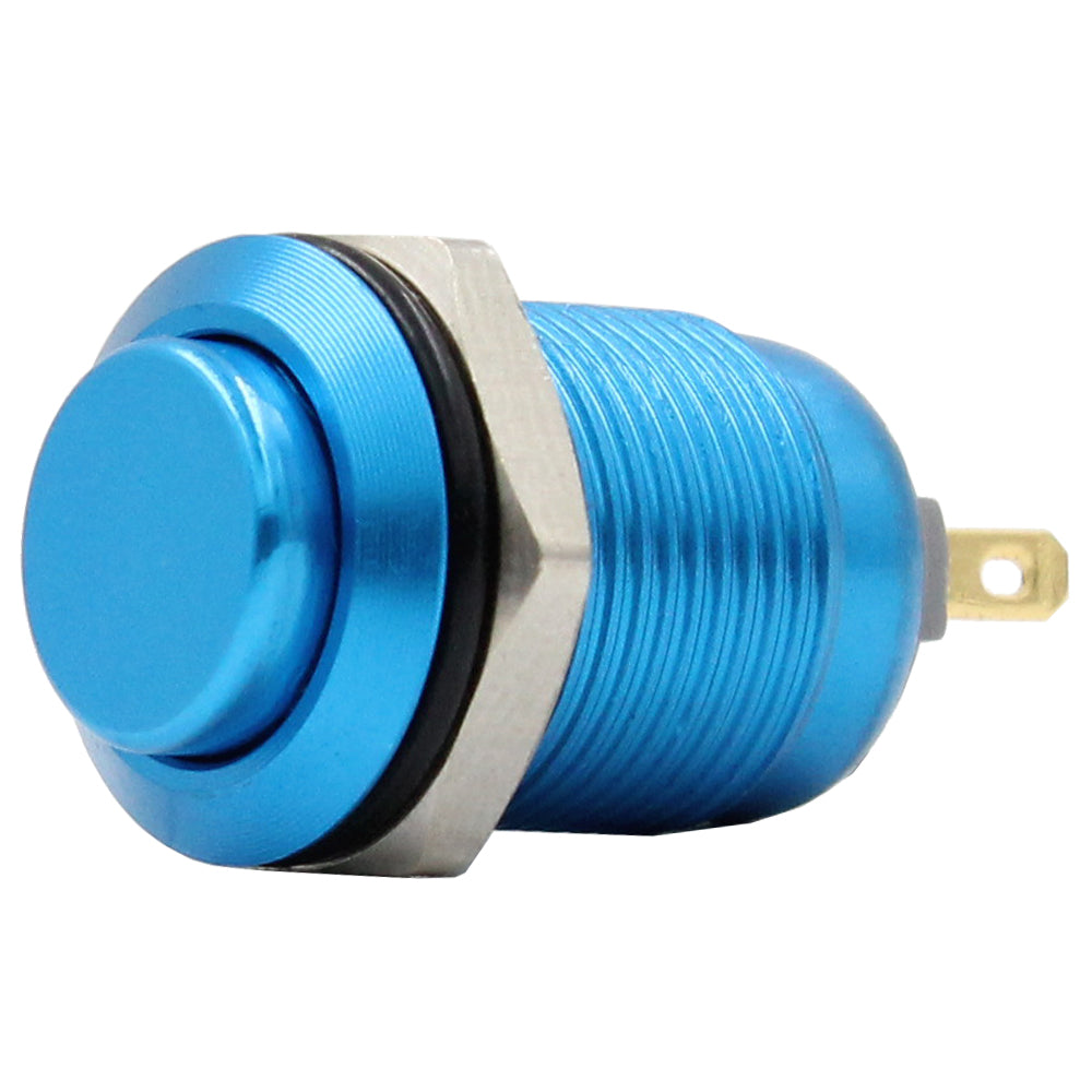 12mm Anodised Aluminium Push Button by Switch Boss