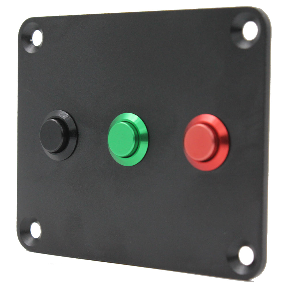 12mm Anodised Aluminium Latching Push Button Switch (T-A11 Series)