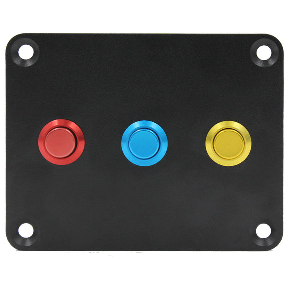 12mm Anodised Aluminium Latching Push Button Switch (T-A11 Series)