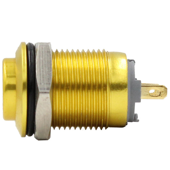 12mm aluminium button switch