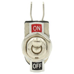 On-Off Toggle Switch - Low Profile Body
