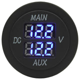 Dual Volt Meter - Round