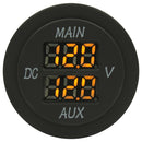 orange volt meter round