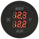 red volt meter round