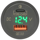 volt meter usb changer