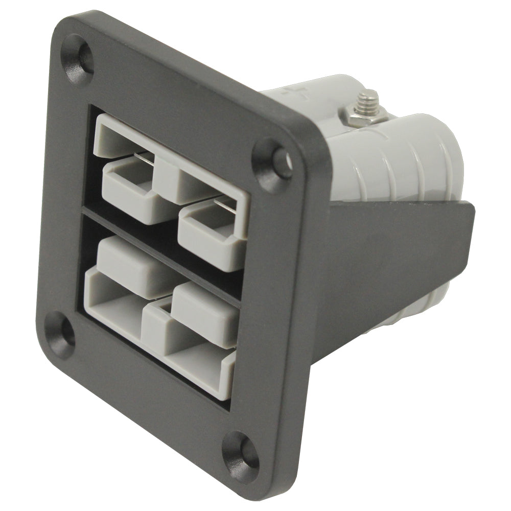 Dual 50A Anderson Type Plug Flush Mount by Switch Boss