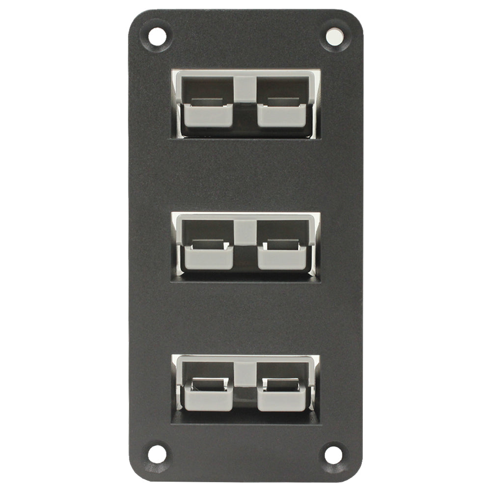 Triple 50A Anderson Type Plug Flush Mount by Switch Boss