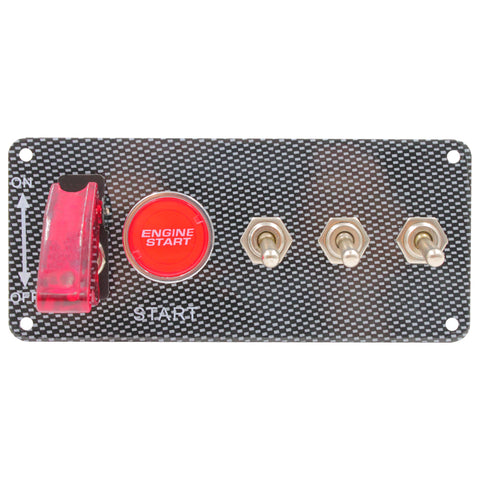 Race toggle switch panel