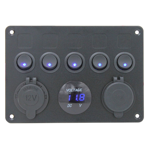 Round Toggle Switch Panel