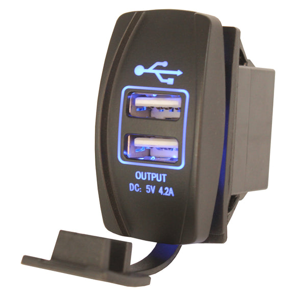 rocker switch usb charger