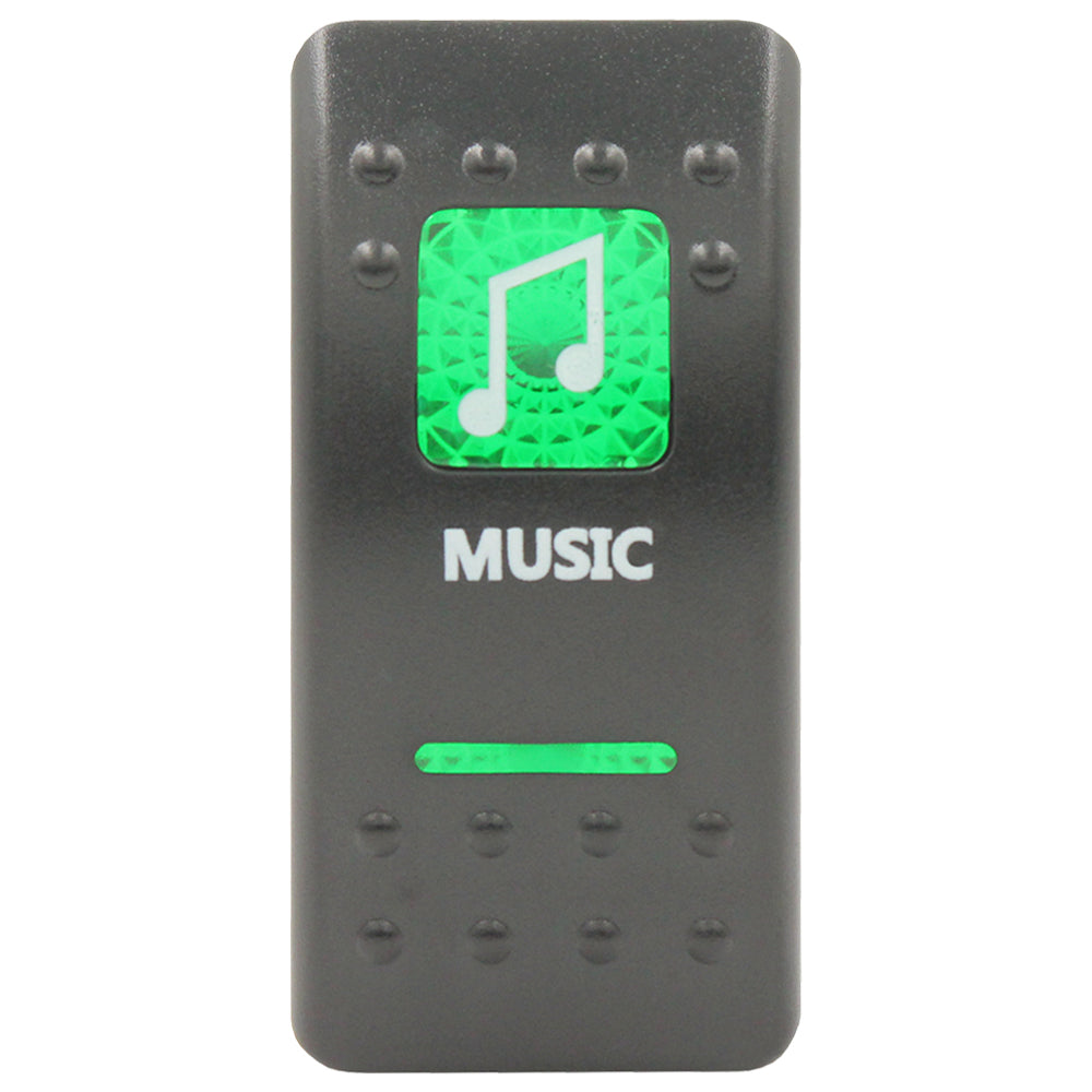Rocker Switch Cover Music