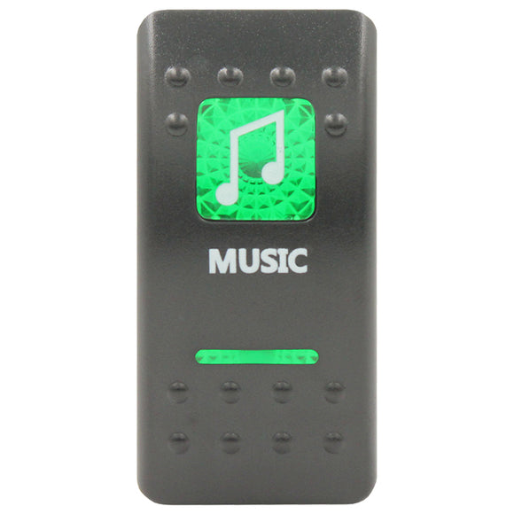 Rocker Switch Cover Music