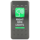 Rocker Switch Cover Right Side Lights