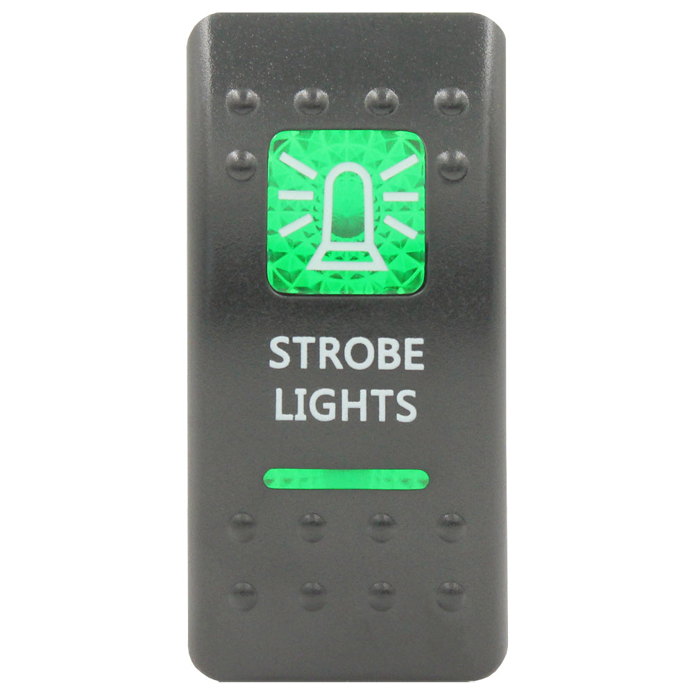 Rocker Switch Cover Strobe Lights