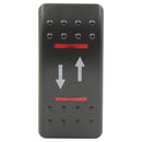 rocker switch up/down arrows