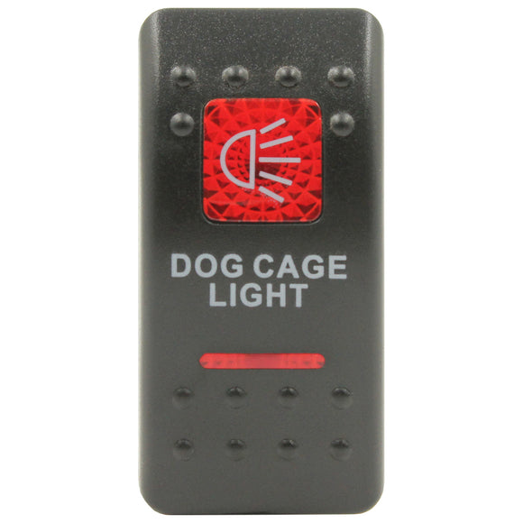 Rocker Switch Cover Dog Cage Light