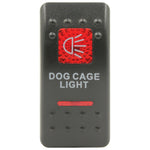 Rocker Switch Cover Dog Cage Light