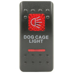 Rocker Switch Cover Dog Cage Light