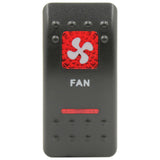 Rocker Switch cover Fan