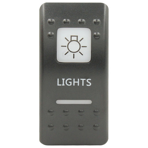 Custom Printed Rocker Switch Covers (White) by Switch Boss
