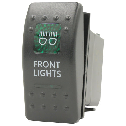 Green LED Rocker Switch by Switch Boss - 93 Styles Available!