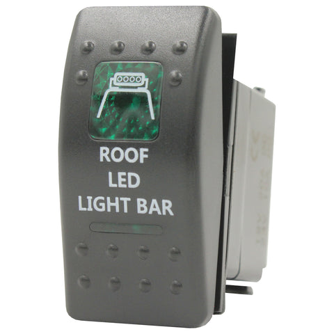 Green LED Rocker Switch by Switch Boss - 93 Styles Available!