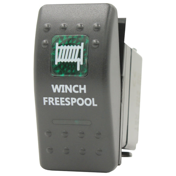 Rocker Switch Winch Freespool