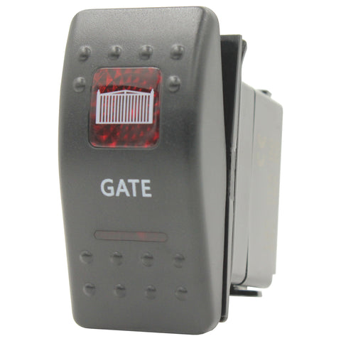 Red LED Rocker Switch by Switch Boss - 93 Styles Available!