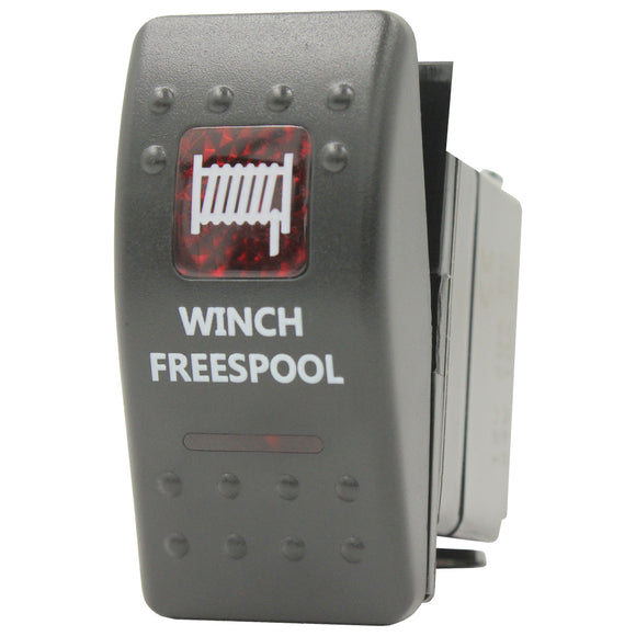 Rocker Switch Winch Freespool
