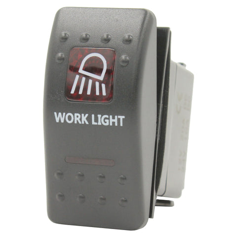 Red LED Rocker Switch by Switch Boss - 93 Styles Available!
