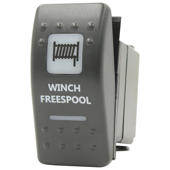 Rocker Switch Winch Freespool