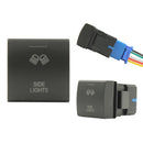push switch toyota square side lights