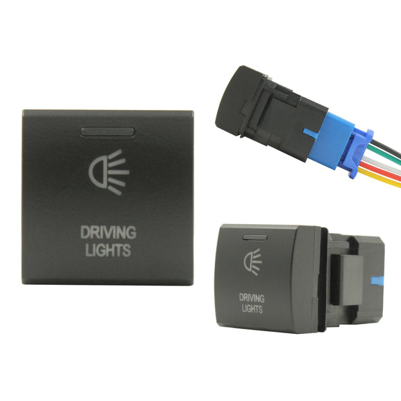 push switch toyota square driving lights